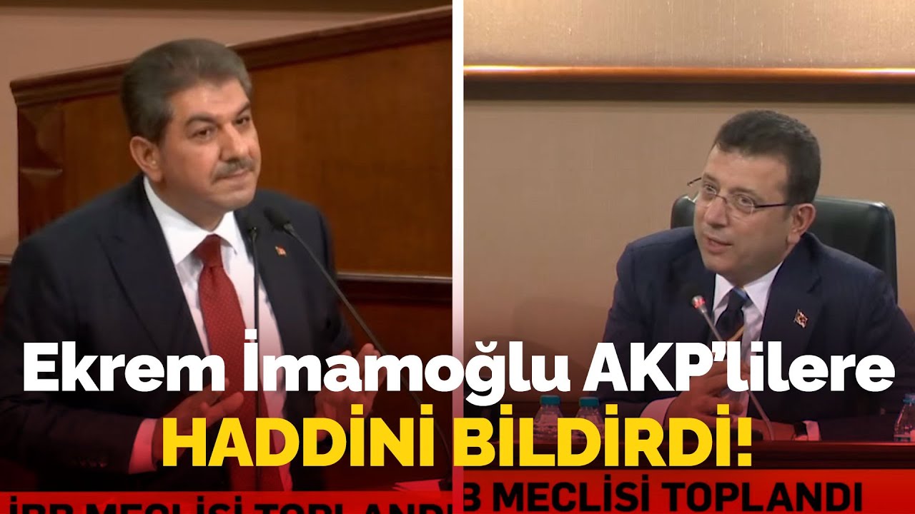 Ekrem İmamoğlu konuşmasını sabote eden AKP'lilere haddini bildirdi: Tevfik Göksu'ya da sert çıkış