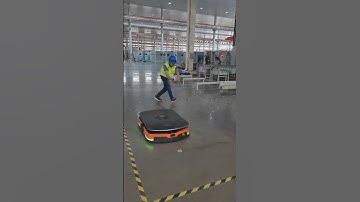 Automated AGV System in Action | Smart Warehouse Logistics