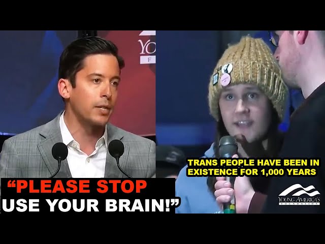 Michael Knowles SCHOOLS College Student On Transgenderism and Leaves Room SPEECHLESS | Qu0026A class=
