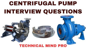 Centrifugal Pump Questions Answers || Mechanical Engineering Interview Questions Answers