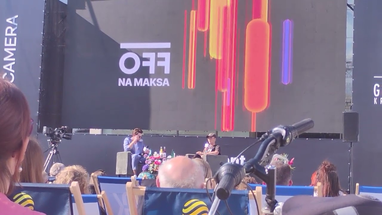 01.05.2025 Kiedy Wiesz czy film jest dobry? OFF Camera Festival . Bartosz Bielenia i kino w plenerze