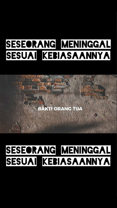 WASPADA!! SESEORANG MENINGGAL SESUAI KEBIASAANNYA#Shorts