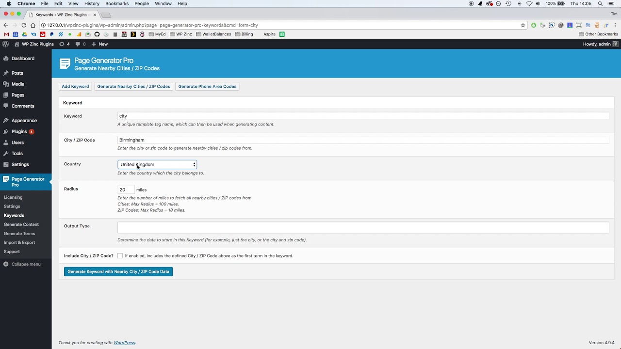 Генератор description wordpress