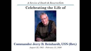 JOIN US for the Celebration of Life for Jerry Reinhardt, March 2, 2026, 11 AM