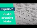 Oral-B Cleaning/Brushing Modes Explained