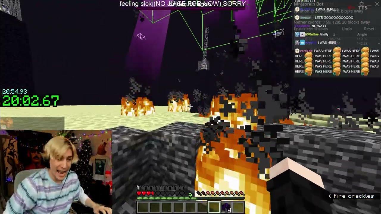 xQc finally beats Forsen's Minecraft speed run record after two-year battle  - Dexerto