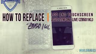 Cara ganti LCD dan Layar sentuh Asus Zenfone Live (ZB501KL)