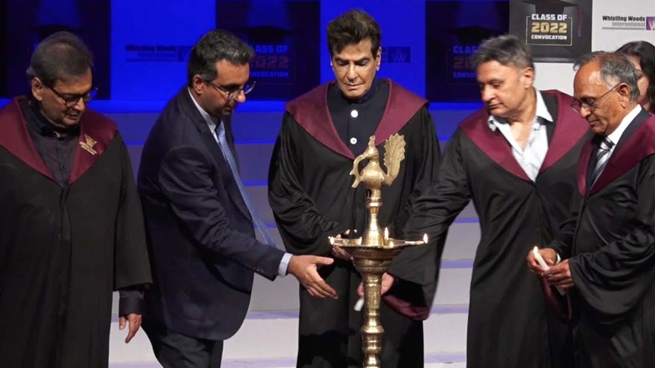 Jeetendra and Subhash Ghai attended Convocation of WWI Graduating Class of 2022 | Shudh Manoranjan