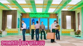 BTS Dynamite & Boy with luv | Tokopedia 2021/ أداء بي تي اس الكامل في البرنامج الاندونيسي