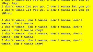 Don't Wanna Let You Go with lyrics chords