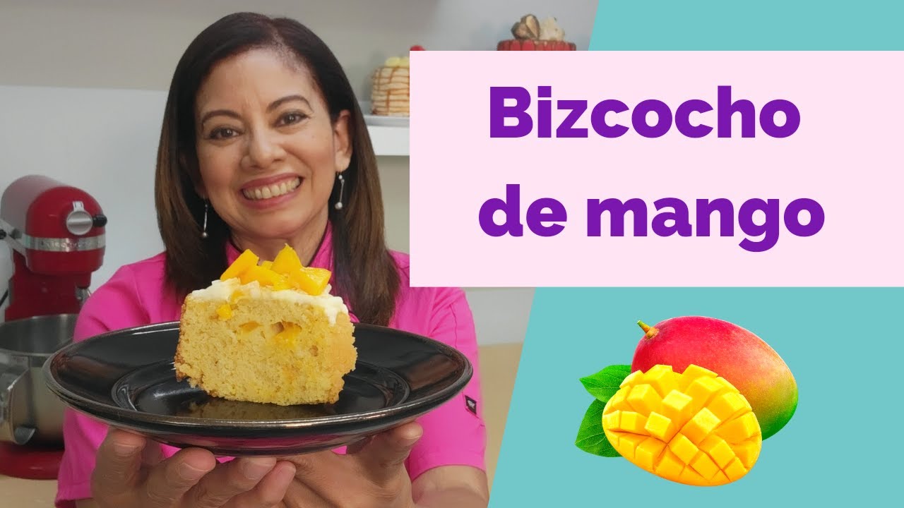 Cómo hacer una torta de mango fácil y deliciosa / Mango cake