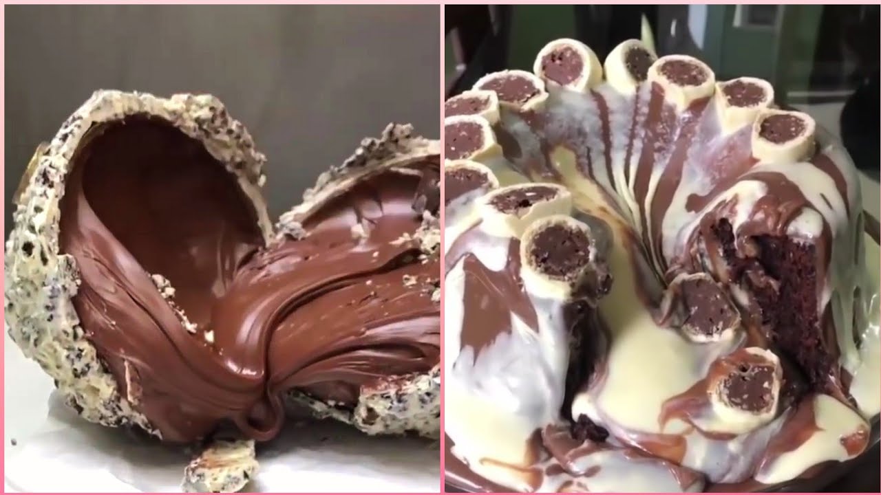 How to create delicious and incredible chocolate cake 2018. Easy cake tutorial