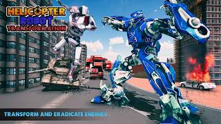 Helicopter Robot Transformer Gameplay - Minja screenshot 3