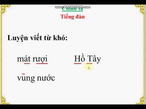 Tiếng Việt 3 - Tập đọc - Chính tả - Bài: Tiếng đàn