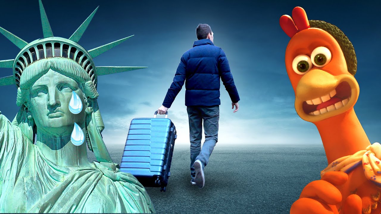 Goodbye USA - I’m going to England to Animate Chickens