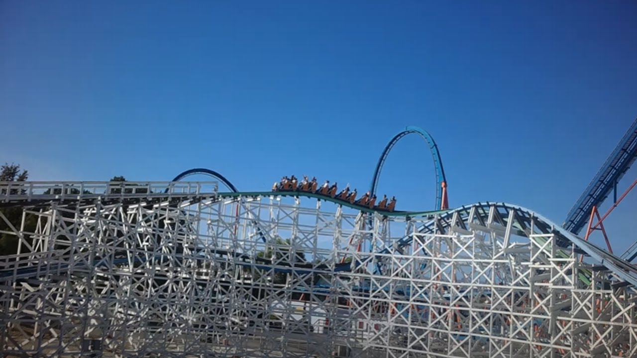 Twisted Colossus - Six Flags Magic Mountain - Front Row (4K HD POV ...