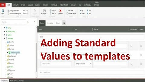 Adding Standard values to templates in Sitecore | Standard values in templates | Sitecore Made Easy|