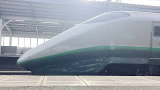 【那須塩原☆激レア】E2系1000番台J66編成200系カラーやまびこ+E3系2000番台L65銀つばつばさ通過