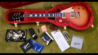 Unboxing Gibson Les Paul Standard 50&#39;s Heritage Cherry Burst