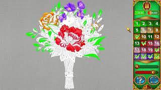 Art Colouring 4 - iWin - Paint By Numbers screenshot 1