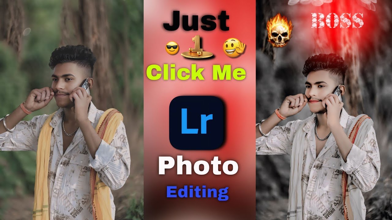 LIGHTROOM PHOTO EDITING || LIGHTROOM SE PHOTO EDITING KAISE KARE ( JUST ONE CLICK ME ) BILKUL ASHAN 