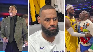 LeBron James Calls Out Stephen A Smith Shannon Sharpe Skip Bayless as Reasons He Did Podcast W\/ JJ