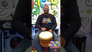 Easy Djembe Drum Pattern 2 #shorts