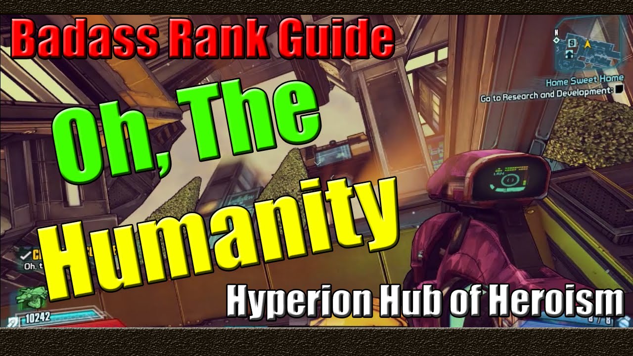 Borderlands The Pre Sequel Badass Rank Guide Oh The Humanity