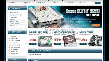 Electronics Store OpenCart template