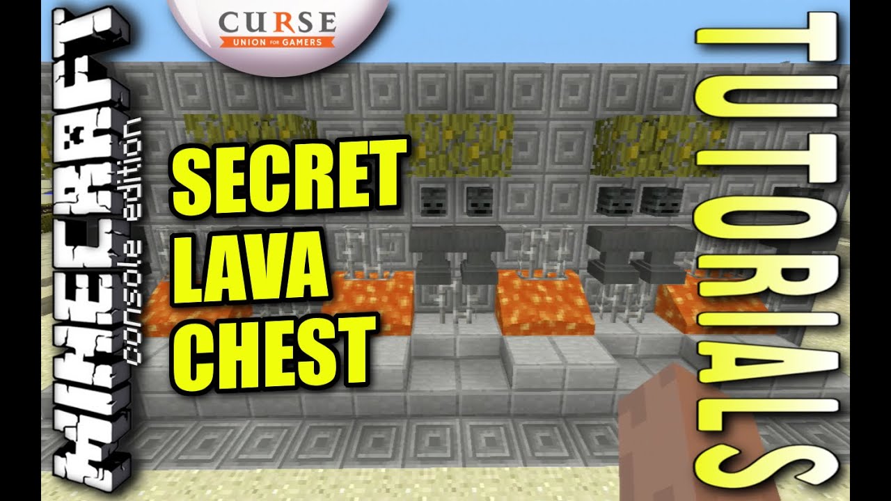 MINECRAFT PS3 SECRET LAVA CHEST HOW TO TUTORIAL ( PS4 / XBOX