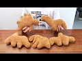 Unboxing a complete set of dino chicken nugget pillows  super soft and cute