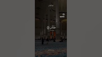 سورة الرحمن الايه (٤٦)... اكتب شي تؤجر عليه #قرآن #القرآن_الكريم #سورة_الرحمن #يوسف_السيلاوي