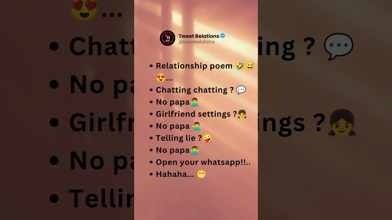 Relationship Poem || Relationship status || 