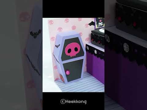 #shorts DIY Miniature ♥KUROMI♥Board House #diy #miniature #how