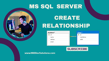 How to create Relationships In SQL Server 2014