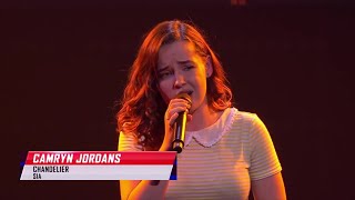 Camryn Jordans - Chandelier | The Voice Australia 6 (2017) | Blind Auditions