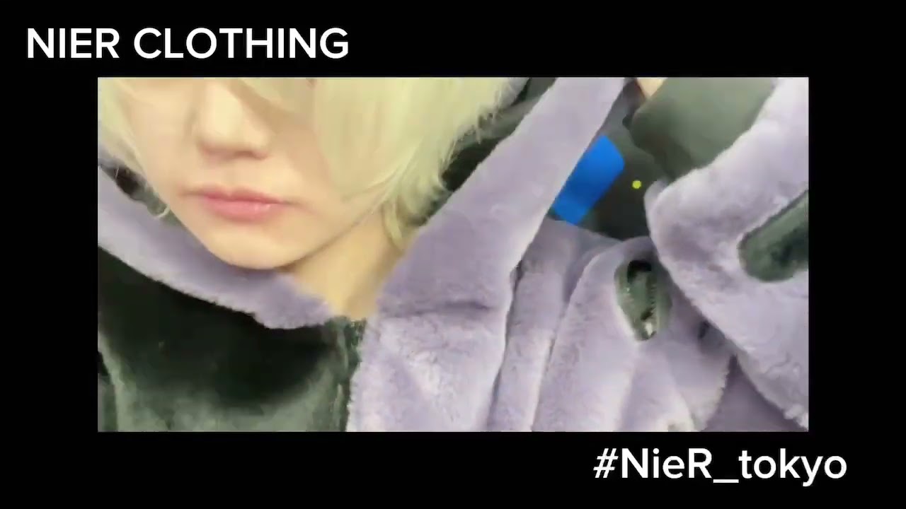 超ふわもこ2WAY OFF-SHOULDER TWO-TONE OUTER【BLACK×PURPLE】 | NIER