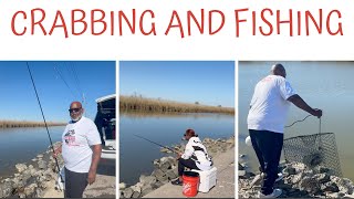 WE WENT CRABBING AND FISHING #fypyoutube #fishing #crabbing #goldencorral