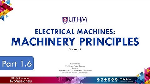 Machinery Principles: Induced Voltage On A Conductor Moving In A Magnetic Field - Generator Action