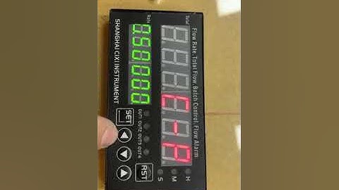 Cumulative flow  K factor setting C-P