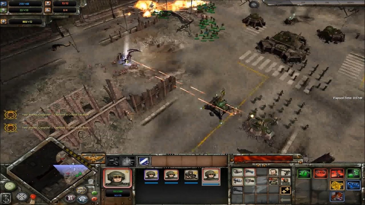 Warhammer 40,000: Dawn of War - Soulstorm - Ultimate Apocalypse Mod Gameplay 2 Skirmish