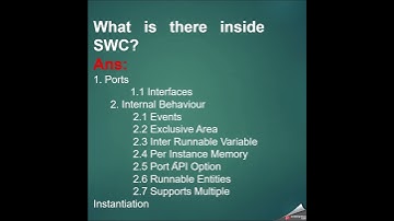 Autosar Interview Questions #subscribe GKRSOFT