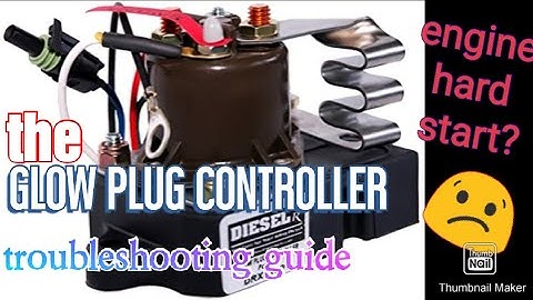 Ford 6.9 & 7.3 (idi) wiring for glow plug controller & operation  troubleshooting guide, not working