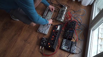 Roland TR-606 & Behringer TD-3 session (Doepfer MS2 sync)