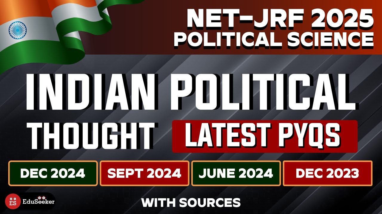 🔥 Last 5 Papers Decoded! Indian Political Thought Latest PYQs with Sources | NET-JRF 2025