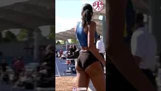 Incredible lomg jump performed  #athlete #athletics  #womenssports