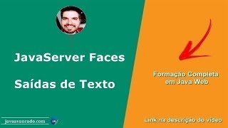 Curso de JSF - OutputLabel saídas de texto em JavaServer Faces