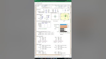Design of Pad Footings Using the RCC Spread Sheet (BS8110 Code) - Design Isolated footings in 5 min.