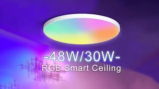 Умный RGB светильник потолочный с Aliexpress