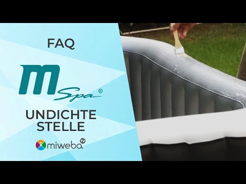 Whirlpool Mspa ? - Undichte Stelle reparieren - FAQ ?️ | Miweba [Deutsch]